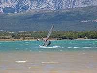 Windsurfen, Bucht Soline